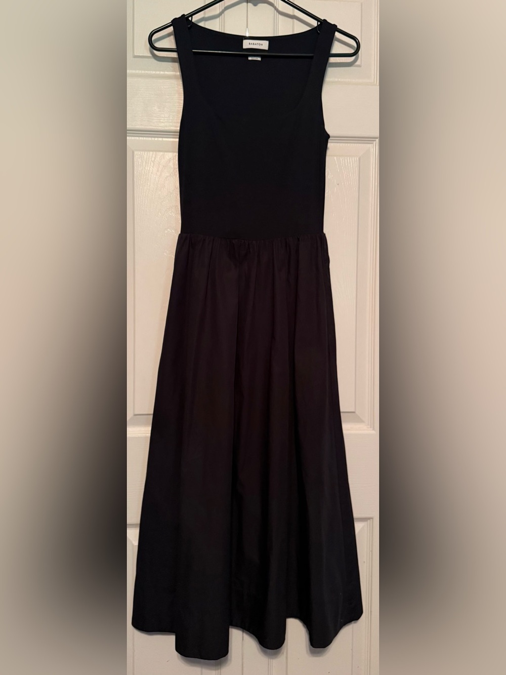 Babaton Black maxi tank dress Sz s